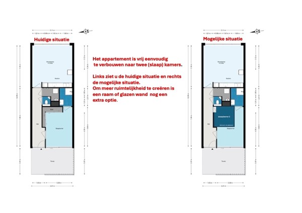 Floorplan - Sloterkade 134B, 1058 HM Amsterdam